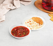 Обед с борщом