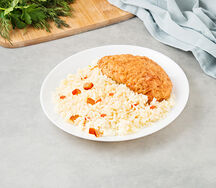 Шницель куриный с рисом