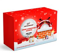 Зефир Пирожникофф дабл бокс ассорти Дед Мороз