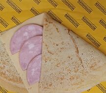 Блин ветчина-сыр