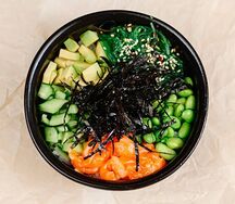 Поке с лососем