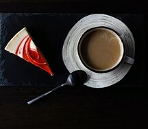 Чизкейк Нью-Йорк с клубникой