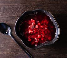 Борщ с курицей