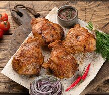 Шашлык из куриных бёдер