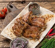 Шашлык из свиных рёбер