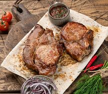 Шашлык из свинины на кости