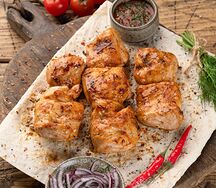 Шашлык из куриной мякоти