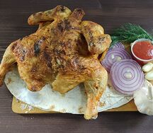 Курица гриль на мангале