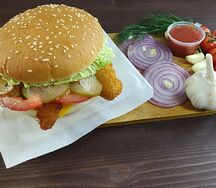 Бургер креветка