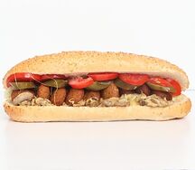 Фалафель с грибами и сыром