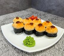 Запеченный ролл с курицей