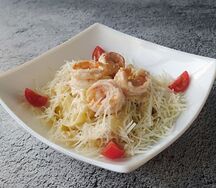 Паста с креветками