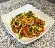 Соба с морепродуктами