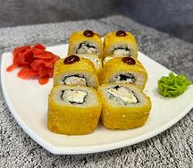 Горячий ролл Сливочный с креветкой