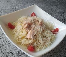 Паста с лососем