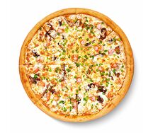 Пицца Том ям на тонком тесте стандарт