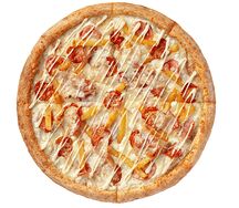 Пицца Мужской мясной микс на тонком тесте биг