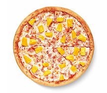 Пицца Гавайская на толстом тесте 