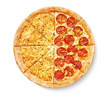 Пицца Половинки на тонком тесте 