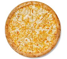 Пицца Удовольствие с сыром на толстом тесте 