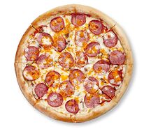 Пицца Мясная на толстом тесте 