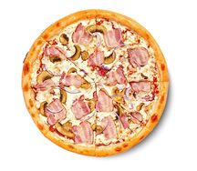 Пицца Дон бекон на тонком тесте 