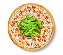 Пицца Цезарь на тонком тесте 