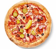 Пицца Солянка на тонком тесте стандарт