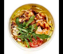 Салат с креветками