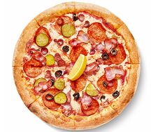 Пицца Солянка на толстом тесте стандарт