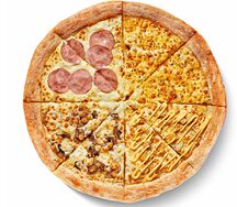 Пицца 4 вкуса на тонком тесте стандарт