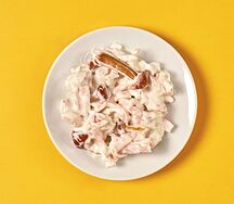 Наполнитель с курицей, маринованными опятами и ветчиной