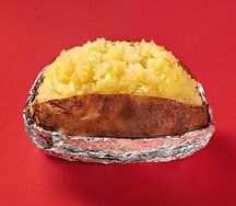 Печеная картошка большая