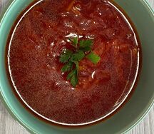 Борщ с мясом