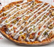 Пицца хрустящая с курицей