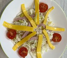 Салат с ветчиной