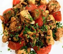 Курица с овощами