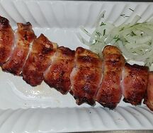 Куриная грудка в беконе