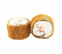 Жареный ролл с крабом