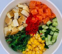 Поке с лососем