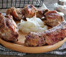 Шашлык из свиных рёбер