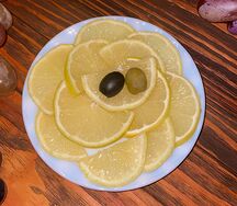 Лимон нарезка