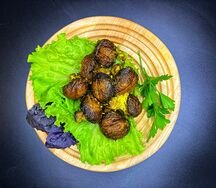 Шампиньоны на мангале