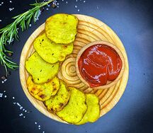 Картофель на мангале