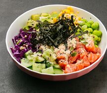 Боул с лососем