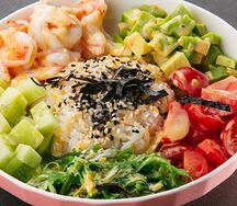 Поке с креветками