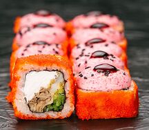 Ролл запечённый Лава оранж