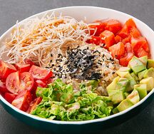 Поке с лососем