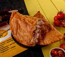 Чебурек с говядиной и свининой