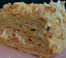 Наполеон с заварным кремом